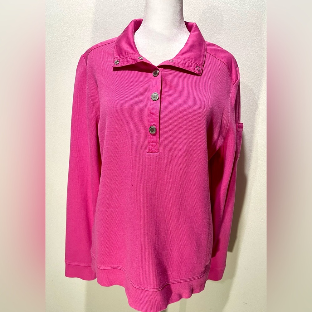 Lauren Ralph Lauren Sweater Ligh pocket Logo summer pink Women’s L
